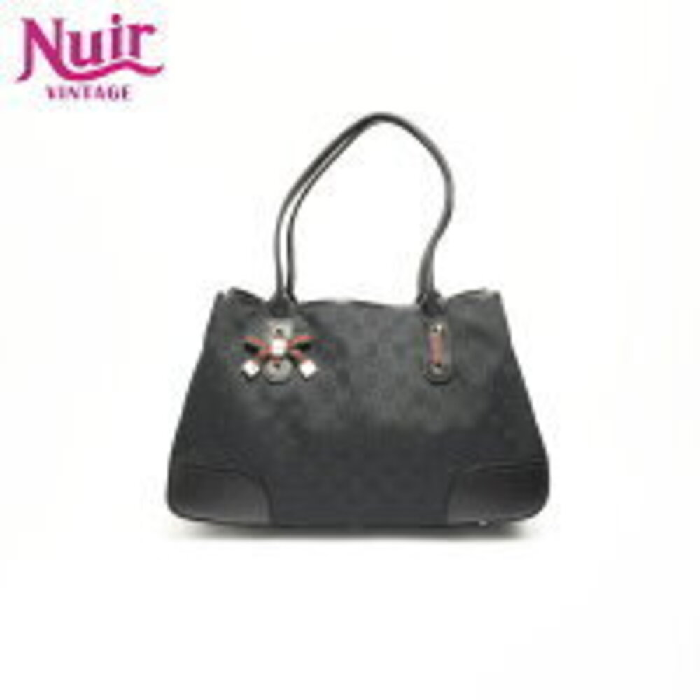 Gucci GG Canvas Princy Tote Bag Black